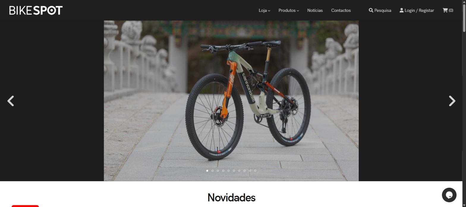 Página Inicial - Bikespot